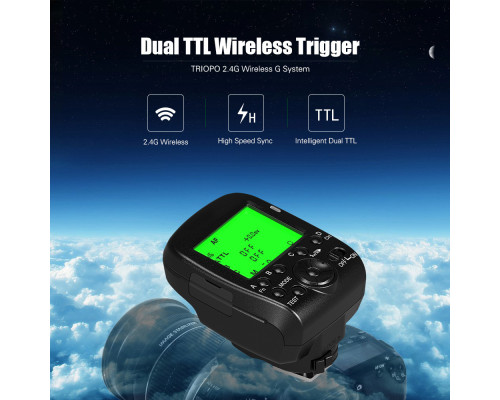 Передавач-радіосинхронізатор Triopo G1 з підтримкою TTL для камер Sony