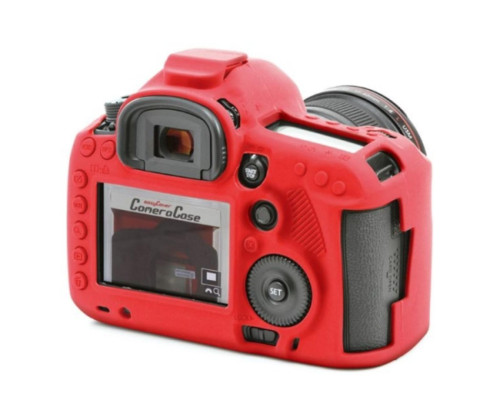 Захисний силіконовий чохол для фотоапаратів Canon EOS 5D Mark III, 5Ds, 5Dr - червоний