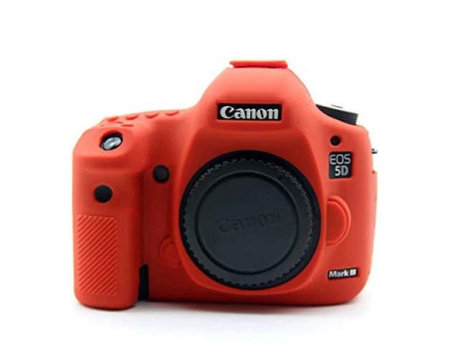 Захисний силіконовий чохол для фотоапаратів Canon EOS 5D Mark III, 5Ds, 5Dr - червоний