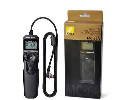 Пульт дистанційного керування MC-36A для фотоапаратів NIKON D2, D3, D4, D5, D6, D200, D300, D500, D700, D800, D810, D850