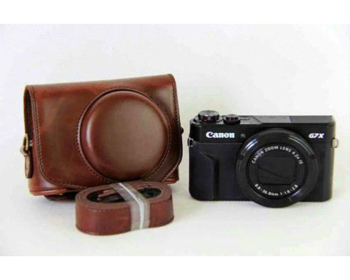 Захисний футляр – чохол для фотоапаратів CANON G7X, G7X Mark II, Mark III – кава