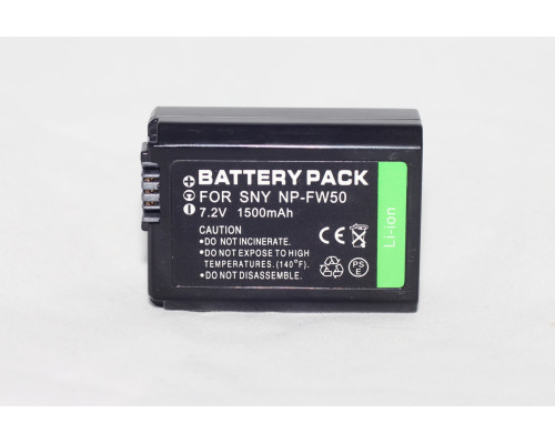 Акумулятор NP-FW50 для камер Sony NEX-3 NEX-5 SLT-A33 SLT-A37 SLT-A35 SLT-A55 A5000 A5100
