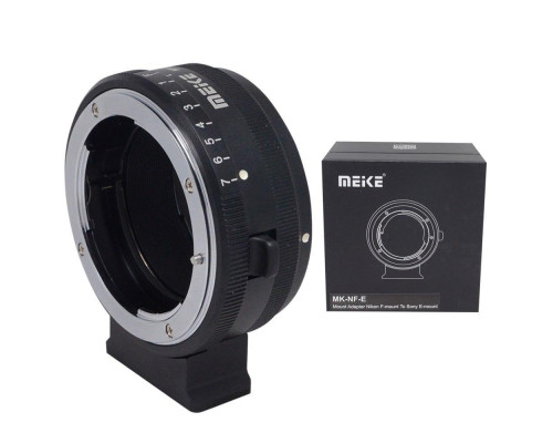 Адаптер (перехідник) Meike MK-NF-E (об'єктив Nikon на камеру Sony (E-mount) - бездзеркалки