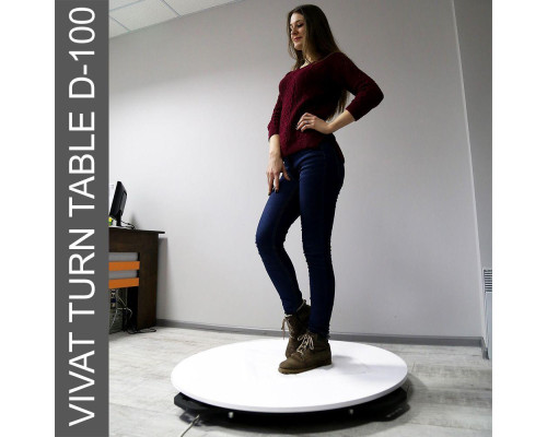 Поворотний стіл для предметного знімання (максимляння) Vivat Turn Table D-100