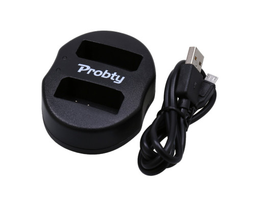 Зарядное устройство USB для 2-х аккумуляторов Canon LP-E10 для Canon 1500D 2000D 4000D