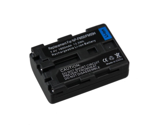 Аккумулятор NP-FM50 (NP-QM51, NP-FM55H) аналог на 1800 ма для камер SONY