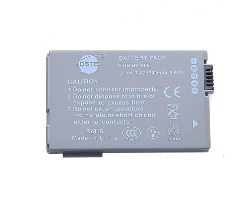 Акумулятор для камер CANON - BP-208 (BP-308) аналог - 1300 ma