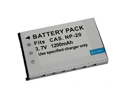 Акумулятор NP-20 (NP-20DBA, CNP-20) для фотоапаратів CASIO - аналог 1200 ма