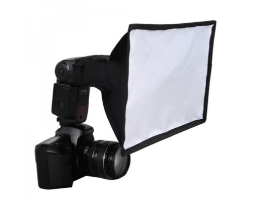 Софтбокс, рассеиватель, диффузор (Softbox) для вспышек 20 х 30 см (код XT-514L)