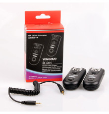 Радіосинхронізатор Yongnuo RF-603C1 для CANON EOS 70D, 60D, 700D, 650D, 600D, 550D, 500D, 450D, 400D, 350D