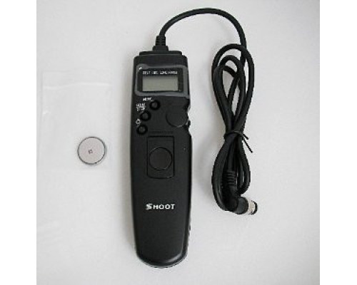 Пульт дистанційного керування SHOOT з таймером і LCD дисплеєм MC-30 для NIKON D2 D3 D4 D5 D6 D200 D300 D500 D700 D800 D810 D850