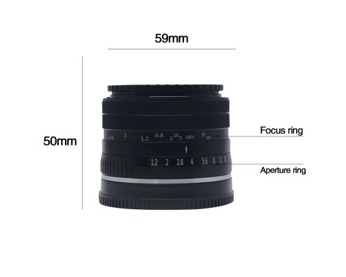 Об'єктив Mcoplus 35 mm F/1.2 MC для FujiFilm (FX-mount)