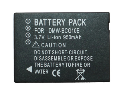 Акумулятор DMW-BCG10E (DMW-BCG10PP, DMW-BCG10) для камер Panasonic - аналог 950 ma