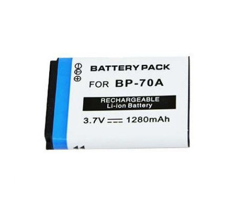 Акумулятор BP70A (BP-70A, BP-70EP, EA-BP70A, EA-BP70A, SLB-70A) для камер SAMSUNG - 1280 ma