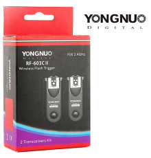 Радіосинхронізатор Yongnuo RF-603C1 II для CANON 70D, 60D, 700D, 650, 600, 550D, 500D, 450D, 400D, 350D, 300D