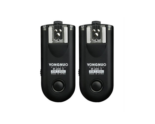 Радіосинхронізатор Yongnuo RF-603C1 II для CANON 70D, 60D, 700D, 650, 600, 550D, 500D, 450D, 400D, 350D, 300D
