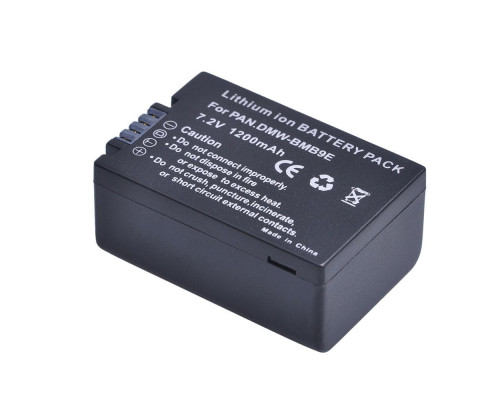 Акумулятор DMW-BMB9 (DMW-BMB9E, DMW-BMB9GK, DMW-BLE9GK, DMW-BLE9PP) для камер Panasonic - аналог 1200 ma