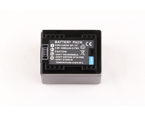 Аккумулятор для камер CANON BP-727 чип (BP-709, BP-718) - 2685 ma