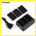 Комплект - 3 акумулятори Parrot MiniDrones Jumping Sumo, Mini Drone Rolling Spider + зарядне (код XT-412)