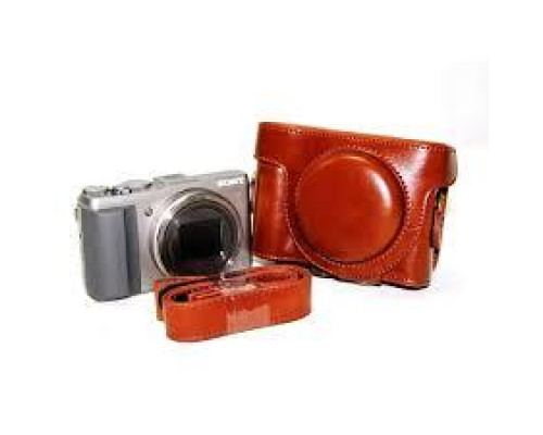 Захисний футляр - чохол для фотоапаратів SONY DSC-HX60, DSC-HX50, DSC-HX30, DSC-HX10 - коричневий
