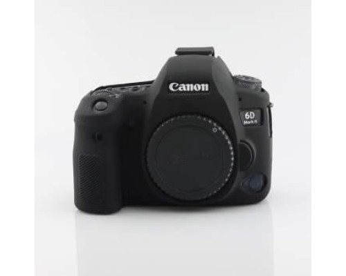 Захисний силіконовий чохол для фотоапаратів Canon EOS 6D Mark II - чорний