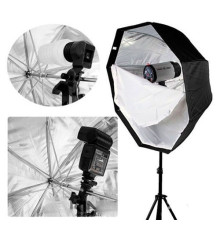 Софтбокс (softbox), розсіювач зонтичного типу октагон 80 см (восьмикутний)