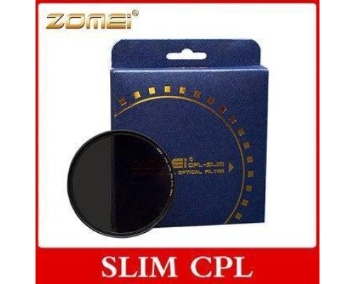 Поляризаційний світлофільтр ZOMEI 49 мм CPL-SLIM-DW1 Wide Band PRO C-PL (ультратонкий)