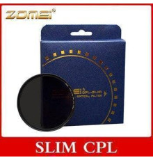 Поляризаційний світлофільтр ZOMEI 62 мм CPL-SLIM-DW1 Wide Band PRO C-PL (ультратонкий)