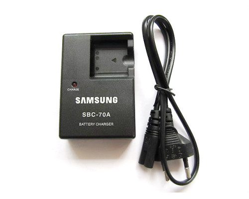 Зарядний пристрій SBC-70A для камер SAMSUNG (акумулятор BP70A, SLB-70A)