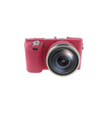 Захисний силіконовий чохол для фотоапаратів SONY A6000 - червоний