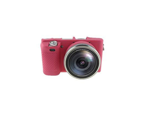 Захисний силіконовий чохол для фотоапаратів SONY A6000 - червоний