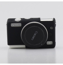Захисний силіконовий чохол для фотоапаратів CANON EOS M100 - чорний