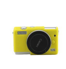 Захисний силіконовий чохол для фотоапаратів CANON EOS M100 – жовтий