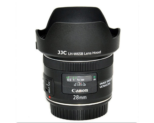 Бленда EW-65B (LH-W65B) — JJC для об'єктива Canon EF 24 mm f/2.8 IS USM, EF 28 mm f/2.8 IS USM, RF 24mm F1.8