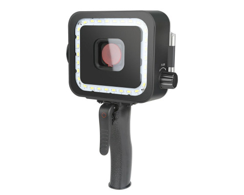 Водонепроникне LED світло зі спалахом та світлофільтром для екшн камер GoPro Hero 5, 6, 7 (код № XTGP540)