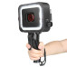 Водонепроницаемый LED свет, вспышка с светофильтром для экшн камер GoPro Hero 5, 6, 7 (код № XTGP540)