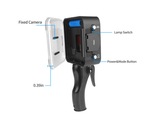 Водонепроницаемый LED свет, вспышка с светофильтром для экшн камер GoPro Hero 5, 6, 7 (код № XTGP540)