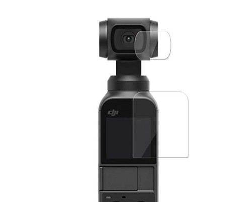 Захисне скло для DJI OSMO POCKET (на дисплей та об'єктив) (код № XT-530B)