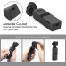 Силиконовый чехол для камеры и колпачок-крышка для DJI Osmo Pocket - черный (код XT-533)