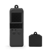 Силіконовий чохол для камери та кришка-ковпачок для DJI Osmo Pocket - чорний (код XT-533)