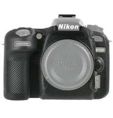 Захисний силіконовий чохол для фотоапаратів Nikon D7500 - чорний