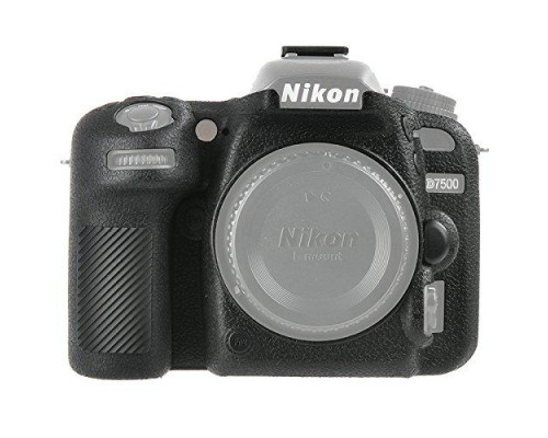 Захисний силіконовий чохол для фотоапаратів Nikon D7500 - чорний