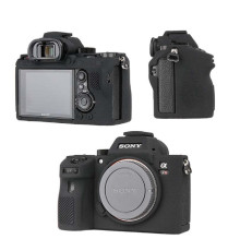 Захисний силіконовий чохол для фотоапаратів SONY A7 II, A7r II, A7s II - чорний