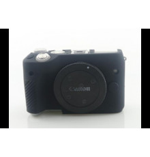 Захисний силіконовий чохол для фотоапаратів Canon EOS M6 - чорний