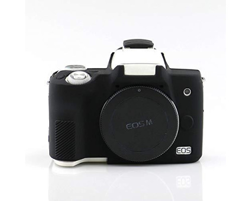 Захисний силіконовий чохол для фотоапаратів CANON EOS M50, M50 Mark II - чорний