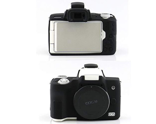 Захисний силіконовий чохол для фотоапаратів CANON EOS M50, M50 Mark II - чорний