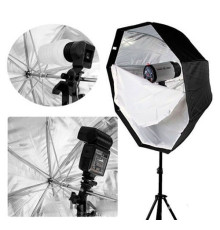 Софтбокс (softbox), розсіювач зонтичного типу октагон - 120 см (восьмикутний)