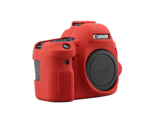 Захисний силіконовий чохол для фотоапаратів Canon EOS 6D Mark II - червоний