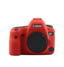 Захисний силіконовий чохол для фотоапаратів Canon EOS 6D Mark II - червоний
