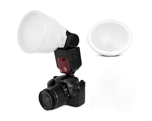 Рассеиватель - лайтсфера SHOOT Lambency Flash Diffuser (белая, серебряная и оранжевая вставки) (XT-508)